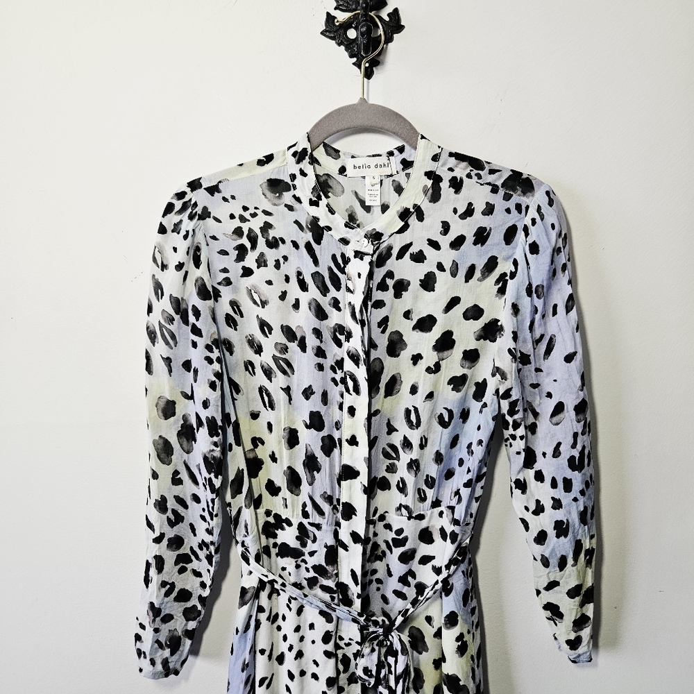 Bella Dahl Maxi Shirt Dress Size S Button Up Lightweight Rayon - Picture 5 of 7